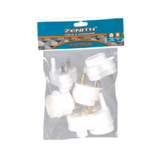 Zenith Plug Adaptor - 5 Piece Value Pack, assorted